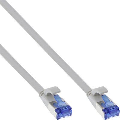 Inline Network Cable Flat , U/FTP, CAT.6A, Tpe Libre Halógenos, Grey 1,5M — image 1