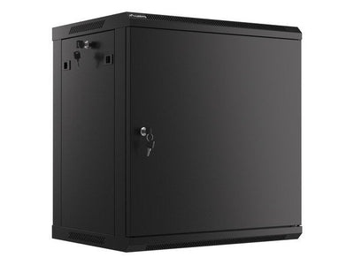 Lanberg Cabinet Rack 19 Assembly Wall 12U / 600X450 With Door Metálica Black (paquete Flat — image 1