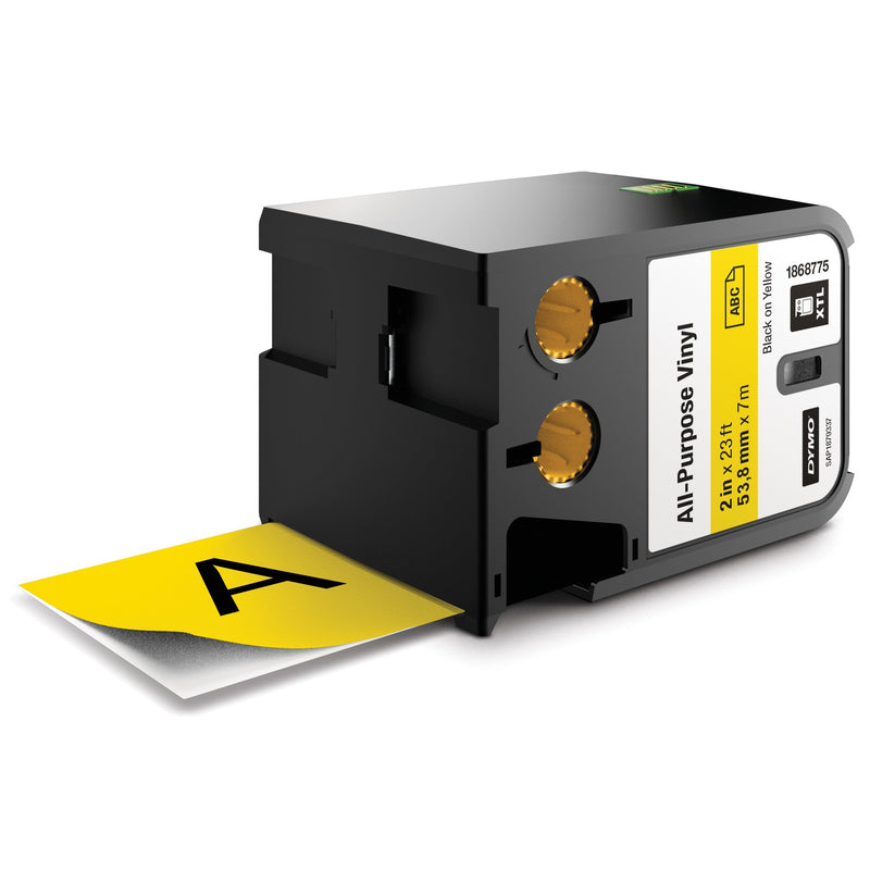 Dymo Tape Transferencia Términa Black Sobre Yellow 54MMX7M Vinilo
