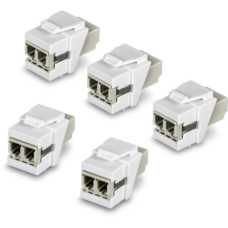 Lc Duplex Fiber Optic Keystone Coupler Jacks-
