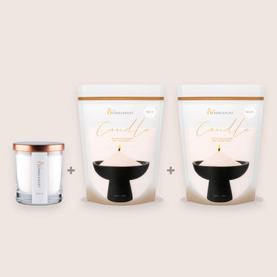 Breeze Starter Set, 160g Candle + 2 × 350g Refills