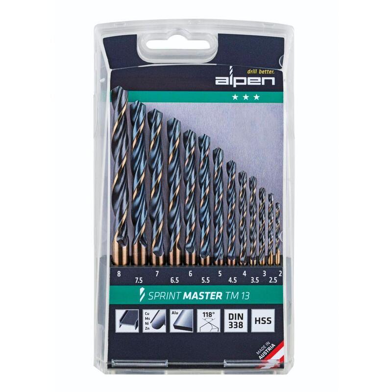Taladro Brocas Alpen Sprint Master Tm 13 2-8X 0,5