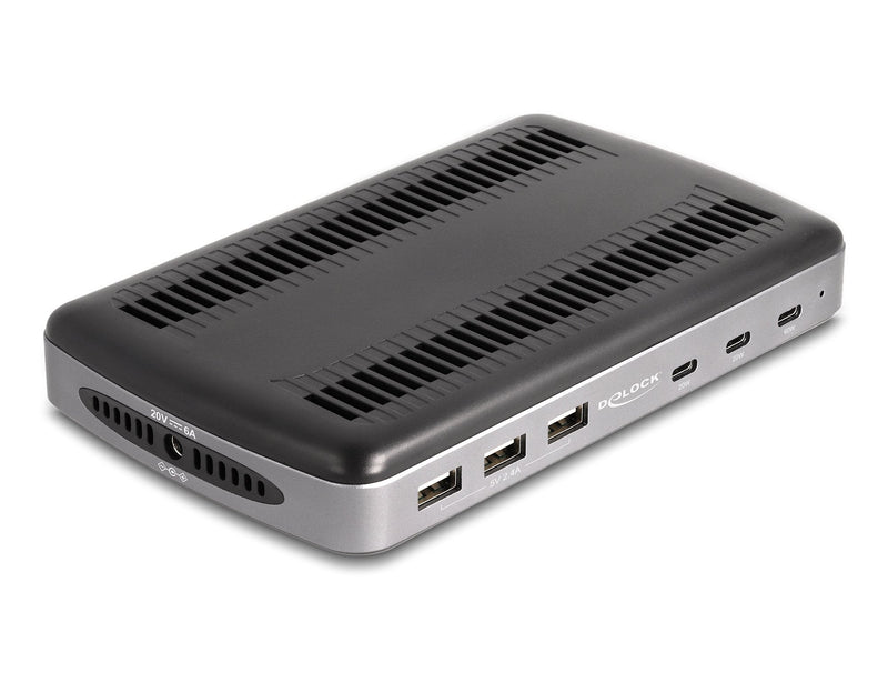 Delock 41461 Estación Charging USB With 3 X USB Type-c™ Pd + 3 X USB Tipo-a (112W)
