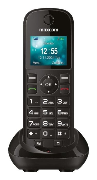 Maxcom Phone Wireless MM35D Black