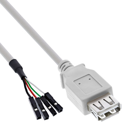 Inline Adapter USB 2.0 Type a Female a Connector Cabecera 40CM — image 1