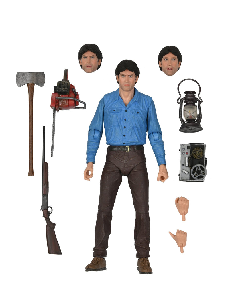 Neca Figura Evil Dead Scale Ultimate Ash 40 Aniversario 18CM