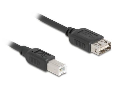 Delock 81533 USB Cable 2.0 USB Tipo-b Male a Easy USB Tipo-a Female 5M — image 1