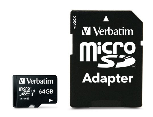 Verbatim microSD 64GB Pro CLASS10 Sdxc UHS-1