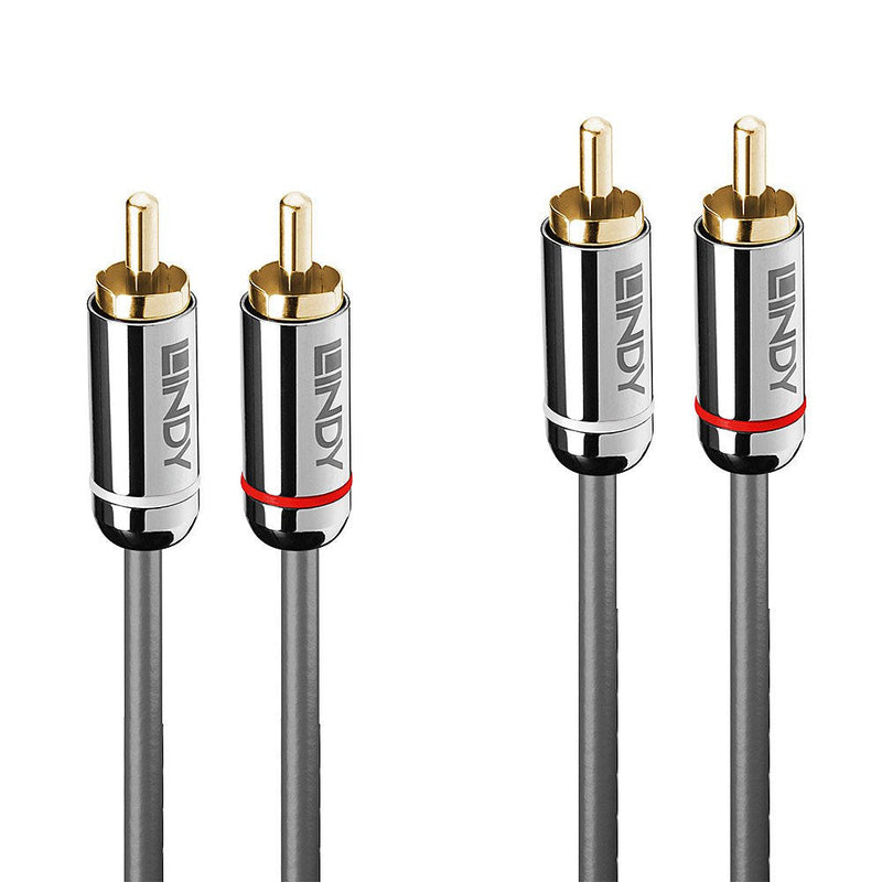 Lindy Audiocable Dual Phono 3.5MM Cromo Line 2M