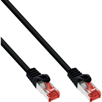 Inline Network Cable S/FTP Pimf CAT.6 250MHZ Pvc Cobre Black 0.25M — image 1