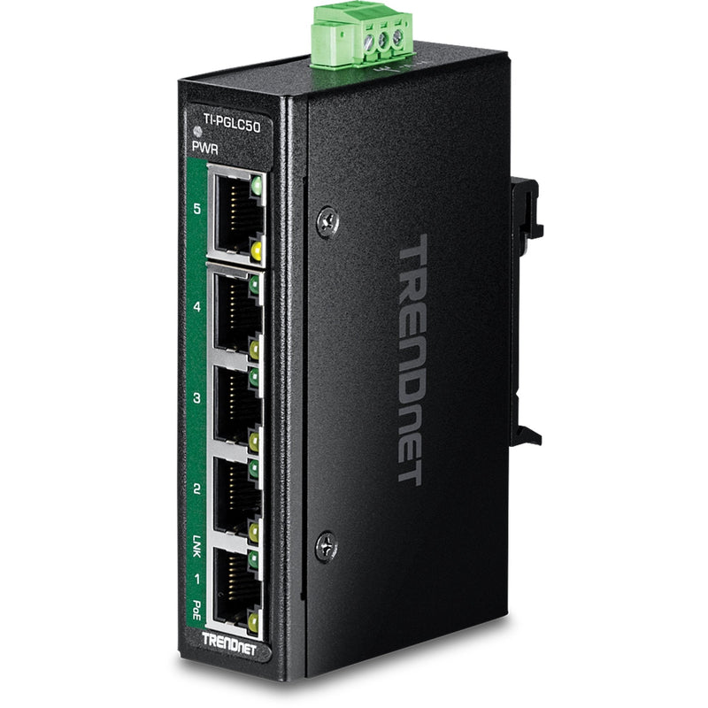 Trendnet TI-PGLC50 Switch No Administrado Gigabit Ethernet (10/100/1000) Energía Sobre Ethernet (PoE) Black