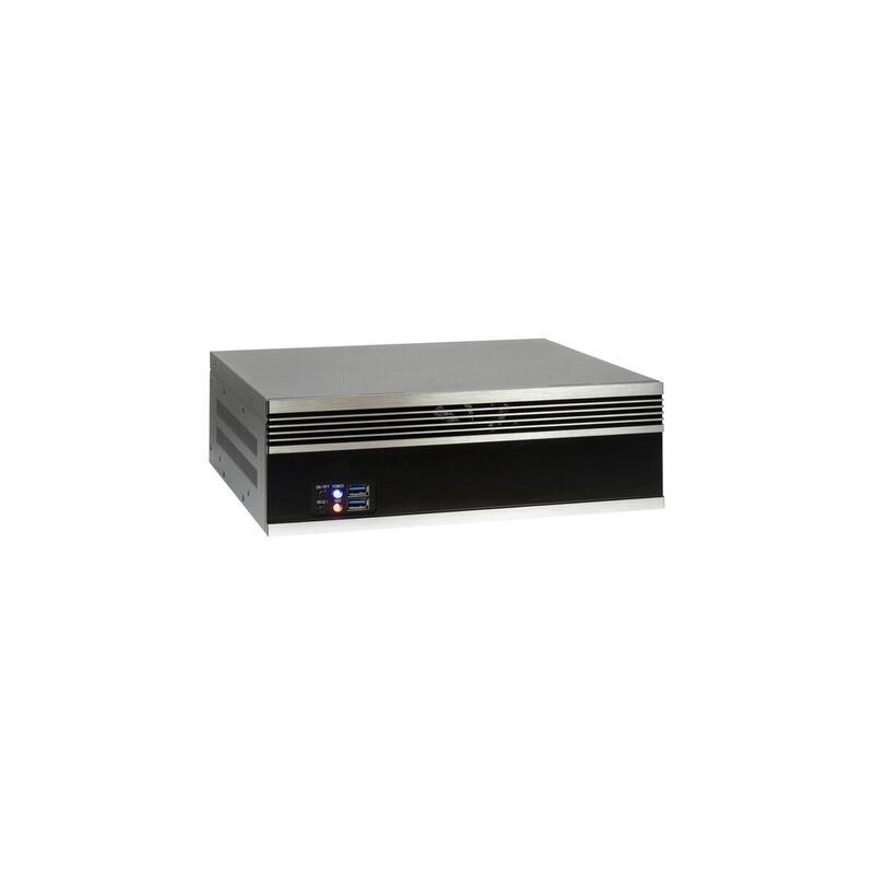 PC Case Inter-tech Ipc Industrial S25 Htpc Black Silver 88887316