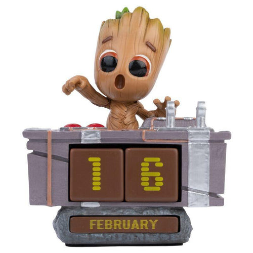 Calendario Perpetuo 3D Groot Death Button - Guardianes Galaxia Marvel — image 1