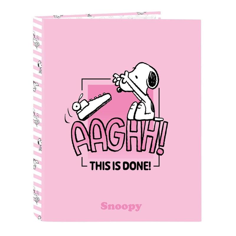 Folder A4 Anillas Snoopy