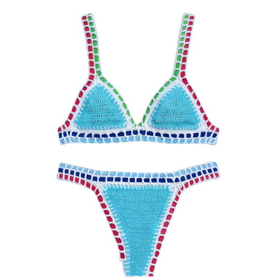 Cotton Hand-crocheted Bikini Set Sexy