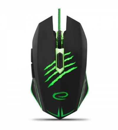 Esperanza Mouse EGM209G MX209 Claw - Cableado 6D Gaming Optical Mouse USB - Green — image 1