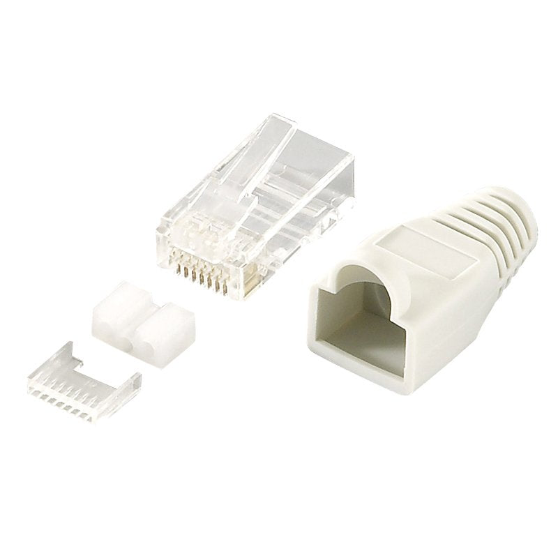 Logilink MP0021 Connector RJ45 Grey Transparent