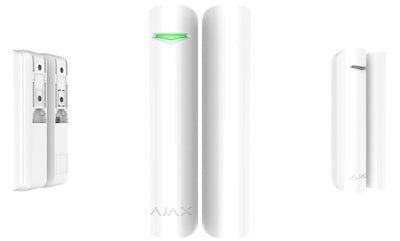Ajax Doorprotect-plus-Wh Ajax Doorprotect Plus. Contact Magnetic Impacto And Inclinación Wireless Colour White — image 1