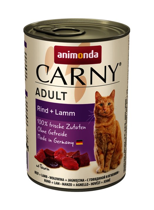 Animonda Carny Adult Sabor: Ternera And Cordero 400G