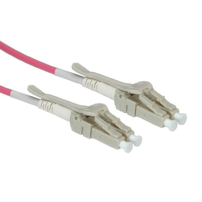 Roline Lwl-cable 50 125UM OM4 Lc Low-loss-stecker Fr Hohe Dichte Violett 2M — image 1