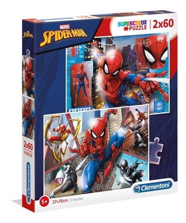 Clementoni Spider Man Puzzle 2X60 Pieces — image 1