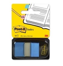 3M Marcador Index Medium Post-it Dispensador 50 Units Blue Glossy