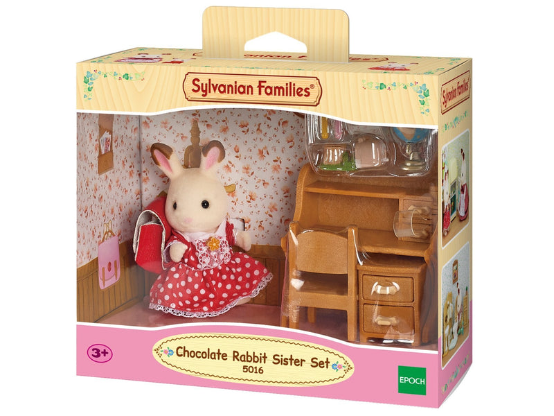 Epoch Sylvanian Families - Schokoladenhasen Schwester Desk Set 5016