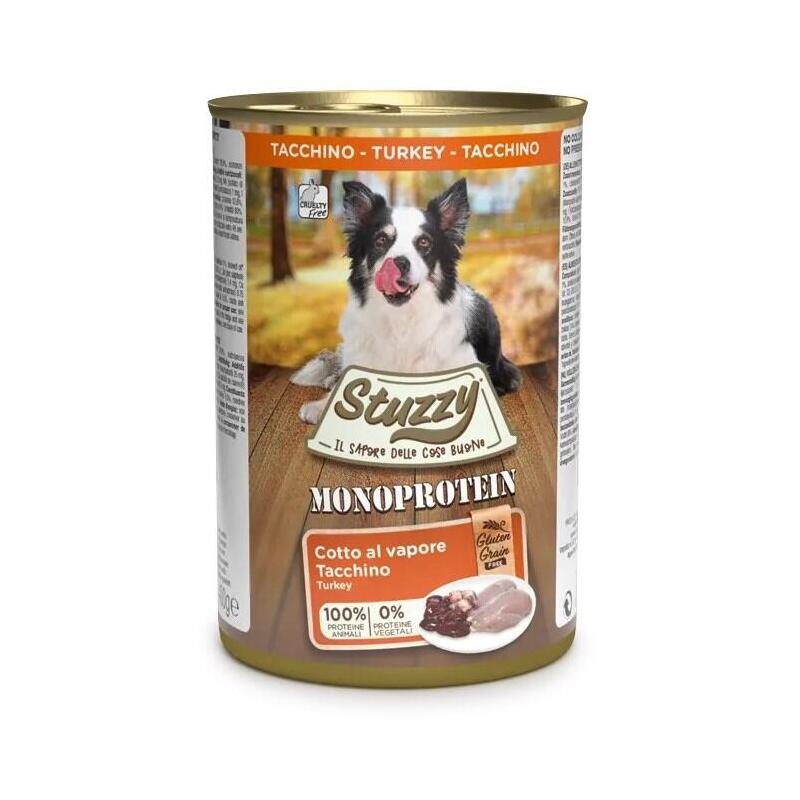 Comida Húmeda Perros Stuzzy Monoprotein Turkey 400G