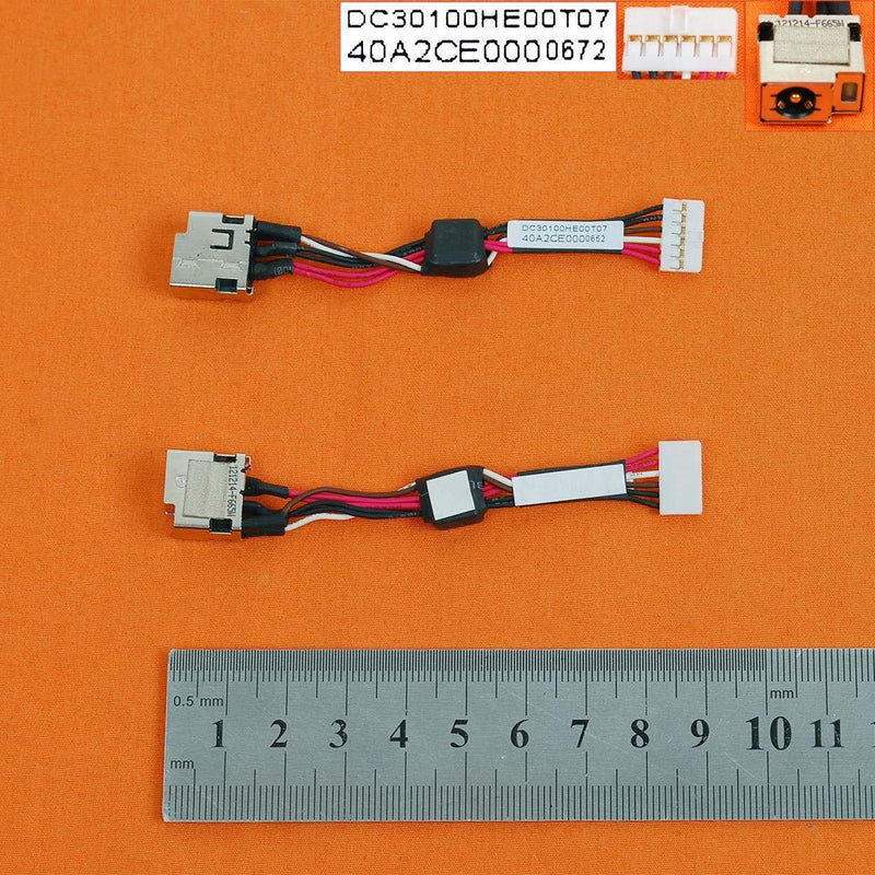 Connector DC Jack Laptop HP Folio 13-1000 13-2000 Series 672361-001 DC30100HE00 DC30100HE00T07