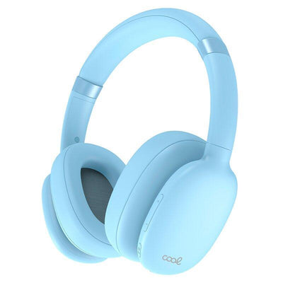 Cool Headphones Stereo Bluetooth Cascos Roller Celeste — image 1