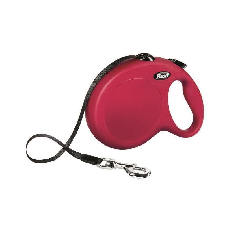 Flexi Strap Kerbl Newclassic L - Longitud 8M - Peso Máximo: 50KG - Rojo - Perro