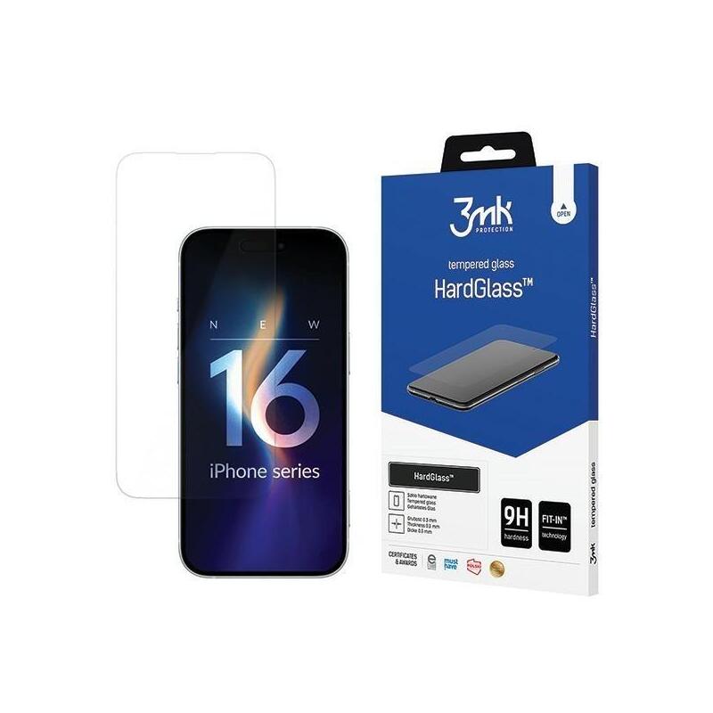 Glass Tempered Protector Samsung A16 Biselado Hardglass 9H Transparent