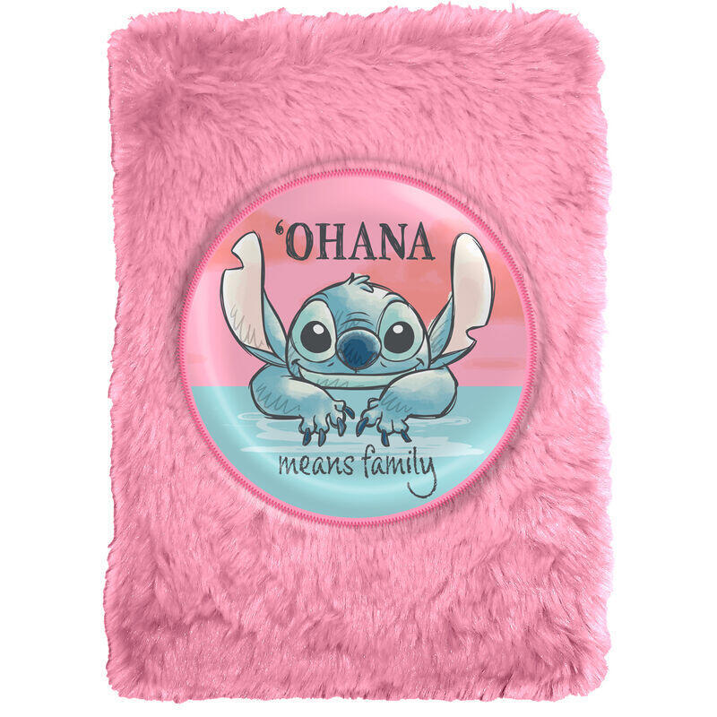 Notebook Plush Toy Stitch Disney