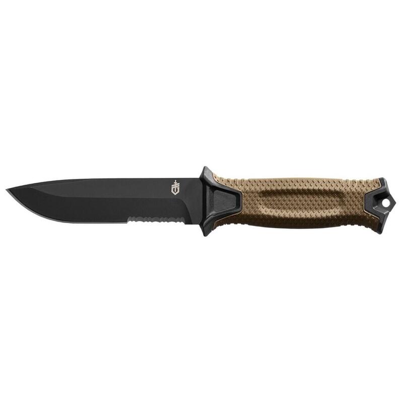 Gerber Knife Supervivencia Strongarm Fixed Serrated Coyote