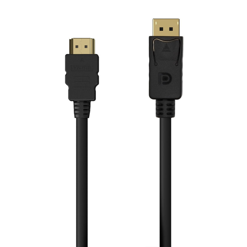 Aisens Cable DisplayPort a HDMI - DP/M-hdmi/M - 0.5M - Black