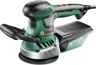 Bosch Lijadora Excéntrica Pex 400 Ae (expert) Green / Black Box Of Plastic 350 Watts — image 1