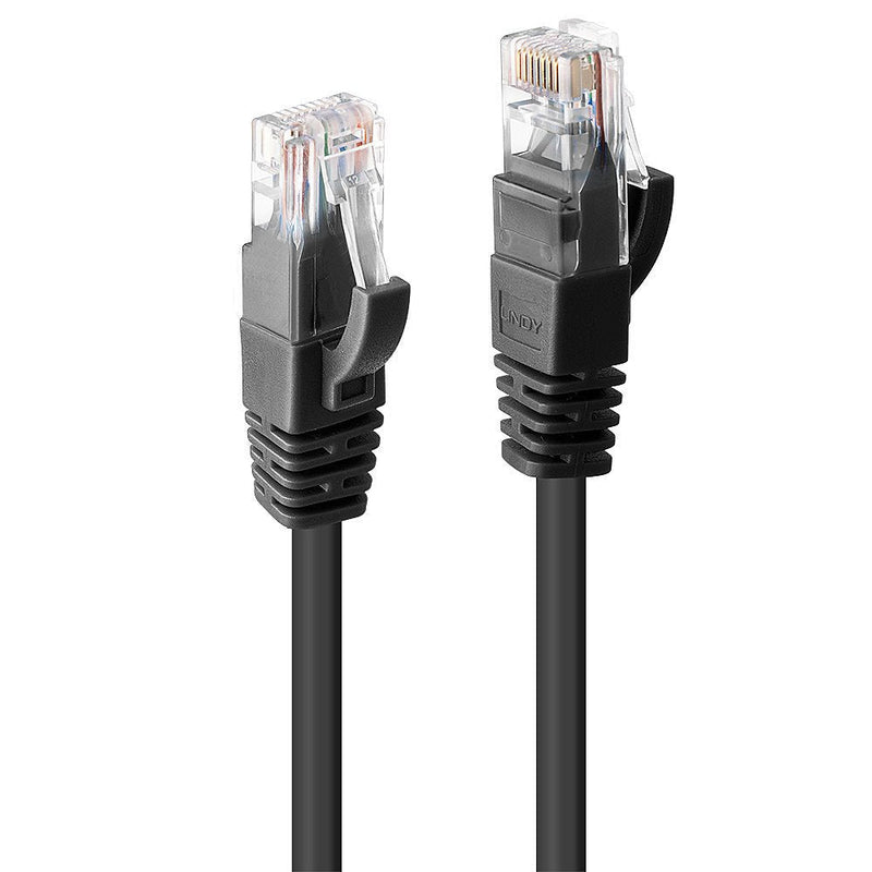 Lindy 48076 Network Cable 0,5M CAT.6 U/UTP (UTP) Black