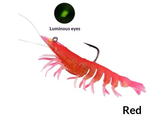 Soft Shrimp Jumping Hook Multi Section Luminous Bait