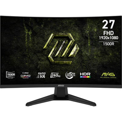 MSI Monitor (27) 1920 X 1080 Pixel 9S6-3CE91H-012 16:9 Full HD Rapid VA 0,5 Ms 240 HZ Hdr DisplayPort HDMI VES — image 1