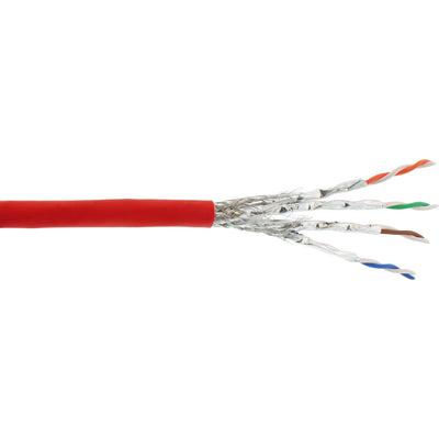 Inline Network Cable S/FTP Pimf CAT.6A Libre Halógenos 500MHZ Red 100M — image 1