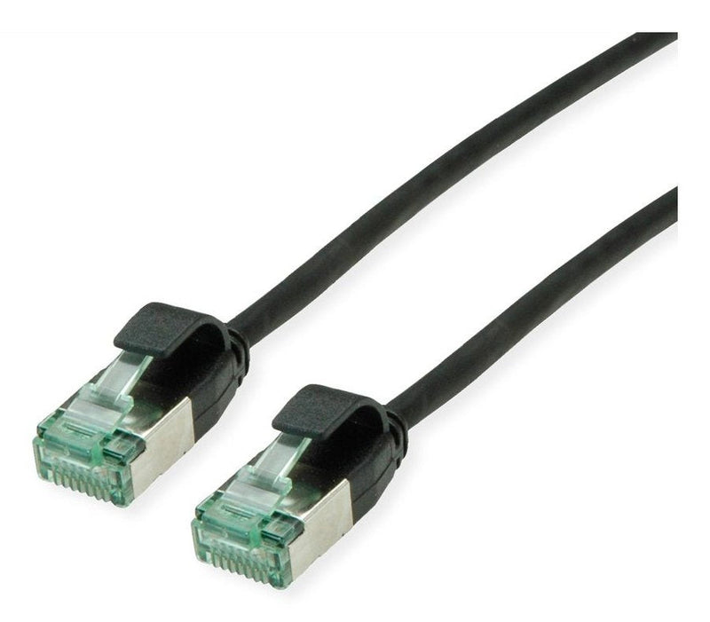 Roline Rm U FTP Datacenter Network Cable CAT.6A (class Ea), Slim, Negro 0,5M