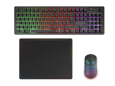Mars Gaming Pack Gaming Mcpwx Wireless Keyboard + Wireless Mouse + Mouse Pad — image 1