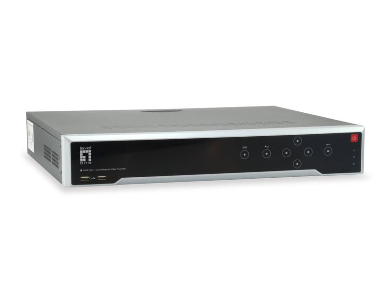 Levelone NVR-1332 Grabador Vídeo Rojode 32 Canales H.265