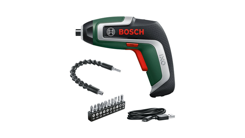 Bosch Bricolaje And Garden Screwdriver Wireless Ixo 7 Flexi-set 3,6 Voltios Green Black Battery Li-ion 2,0AH,