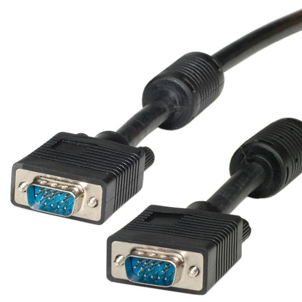 Roline VGA-cable HD15 St - St With Ferritkern 3M