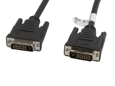 Lanberg Cable DVI-d (24 + 1) M/M 1.80M Black CA-DVID-10CC-0018-BK — image 1