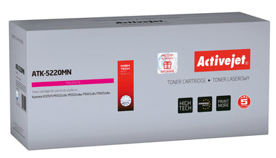 Activejet Toner ATK-5220MN (reemplazo Kyocera TK-5220M - Supreme - 1200 Páginas - Magenta — image 1