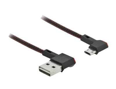 Delock Cable Easy-USB 2.0 Tipo-a Male a Easy-usb Type Micro-b Male 0.20M Black — image 1