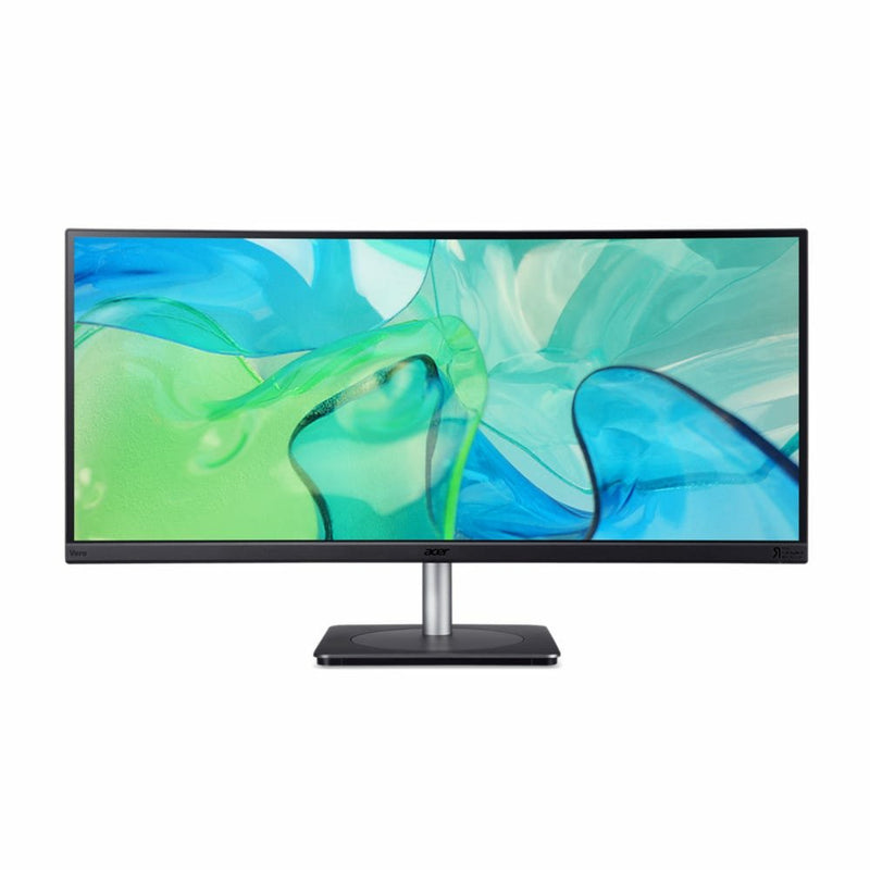 Acer Monitor CB343CUR 34 3440 X 1440 Pixels Ultrawide Quad HD LED Negro Plata