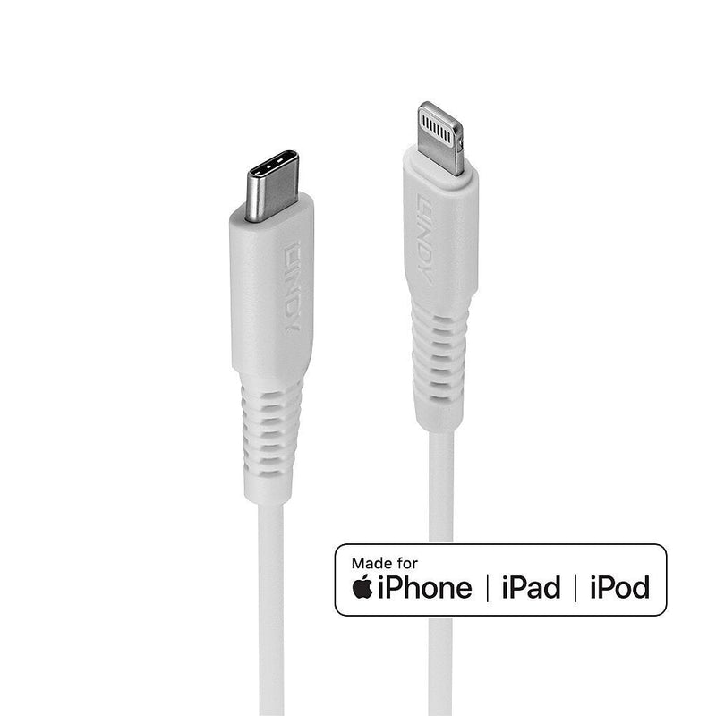 Lindy 3M USB C a Lightning Cable White
